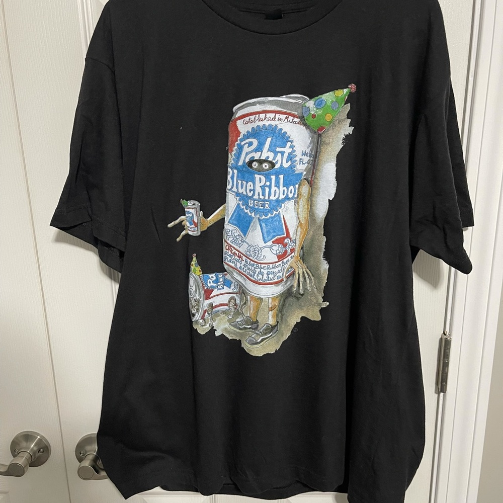 Pabst Blue Ribbon Beer merchandiser T-Shirt
